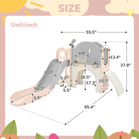 Best Online Shop in Australia - 7-in-1 Kids Slide Spaceship - Emete store