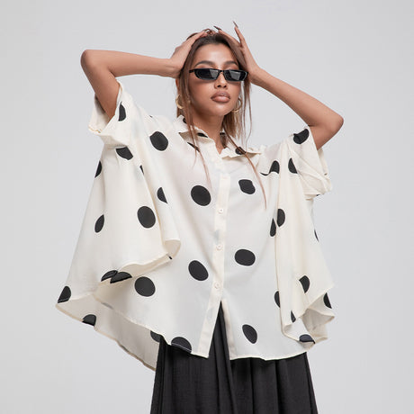Best Online Shop in Australia - Chiffon Short Sleeve Shirt - Emete store