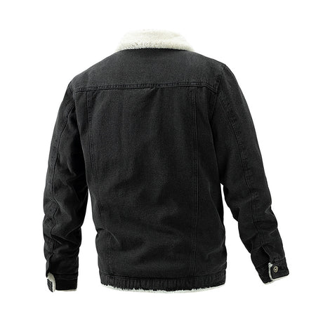Best Online Shop in Australia - Men's thick velvet denim jacket - Emete store