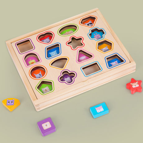 Best Online Shop in Australia - Wooden Shape & Color Matching Toy - Emete store