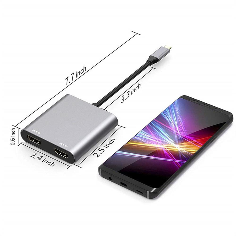 Best Online Shop in Australia - Type-C Hub Dual HDMI PD USB3.0 - Emete store