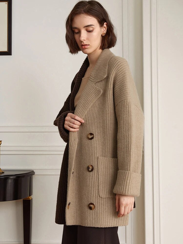 Best Online Shop in Australia - Women’s Colorblock Knit Cardigan - Emete store