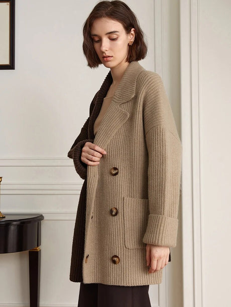 Best Online Shop in Australia - Women’s Colorblock Knit Cardigan - Emete store