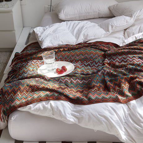 Best Online Shop in Australia - Bohemian knitted sofa blanket - Emete store