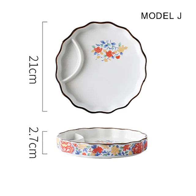 Best Online Shop in Australia - Dumpling & sushi ceramic plate - Emete store