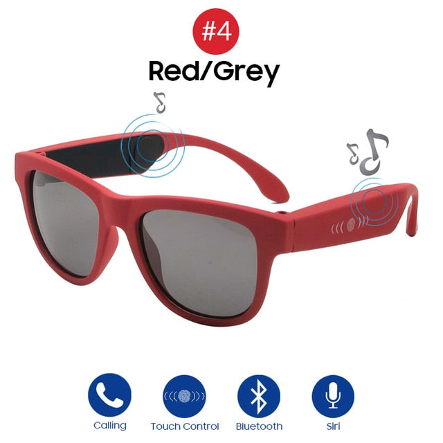 VIVIBEE Bone Conduction Sunglasses Music Zungle 2019 Trending Products Smart Men Bluetooth Women Polarized Audio Sun Glasses - Emete store