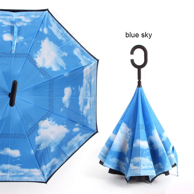 Best Online Shop in Australia - Windproof Reverse Folding Umbrella - Emete store