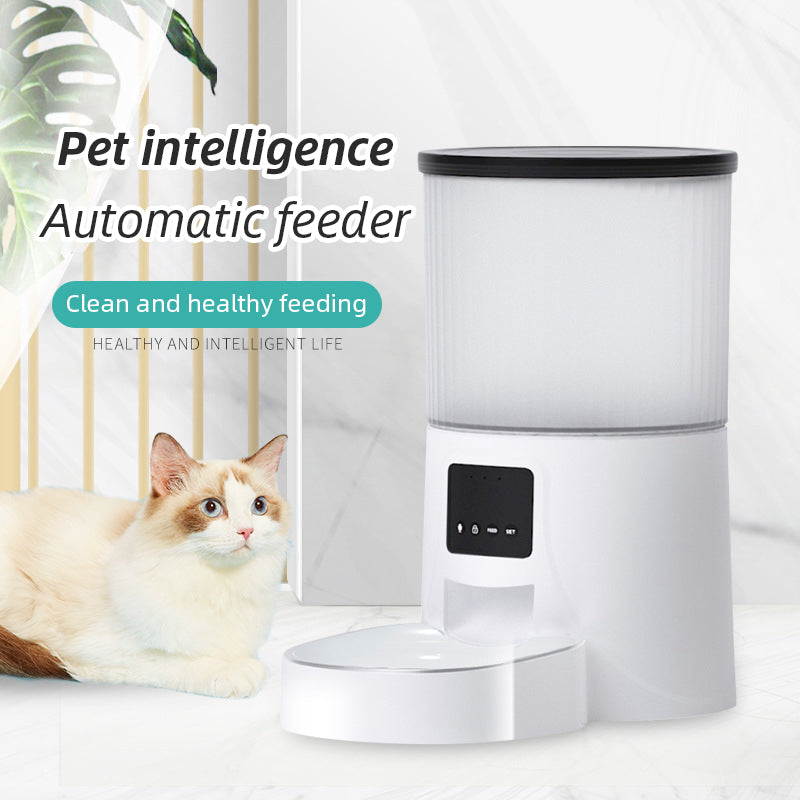 Wifi Smart APP Pet Feeder Household use Microchip Dog Automatic Pet Feeder Automatic Pet Feeder - Emete store