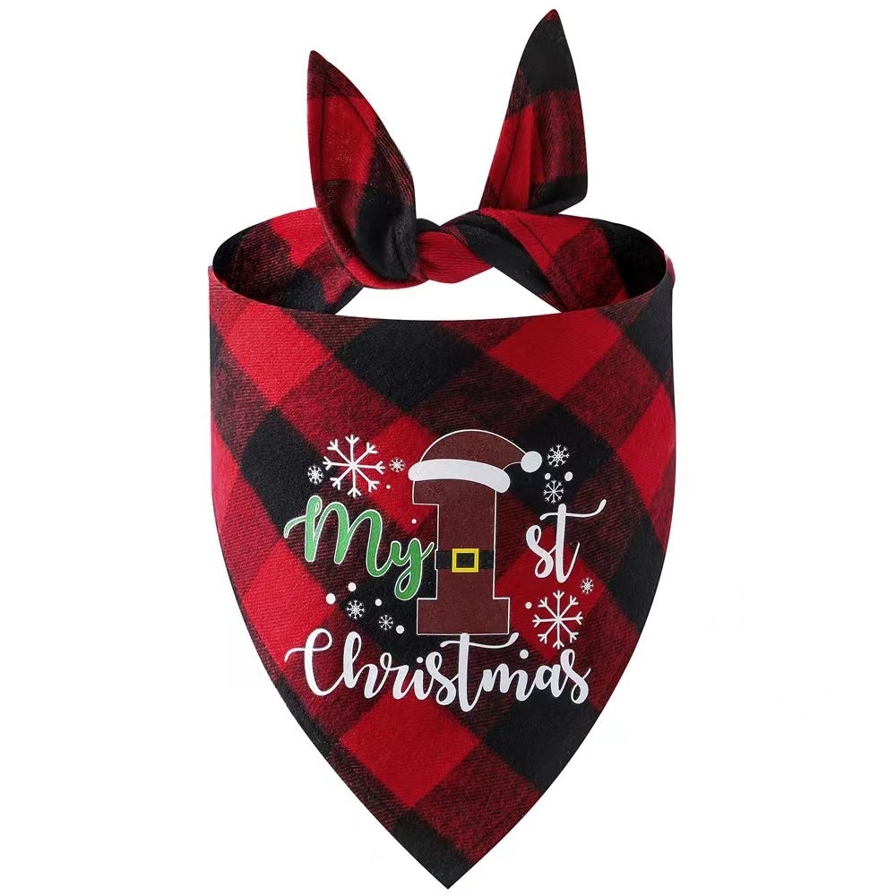 Best Online Shop in Australia - Christmas Pet Triangular Towel Set - Emete store