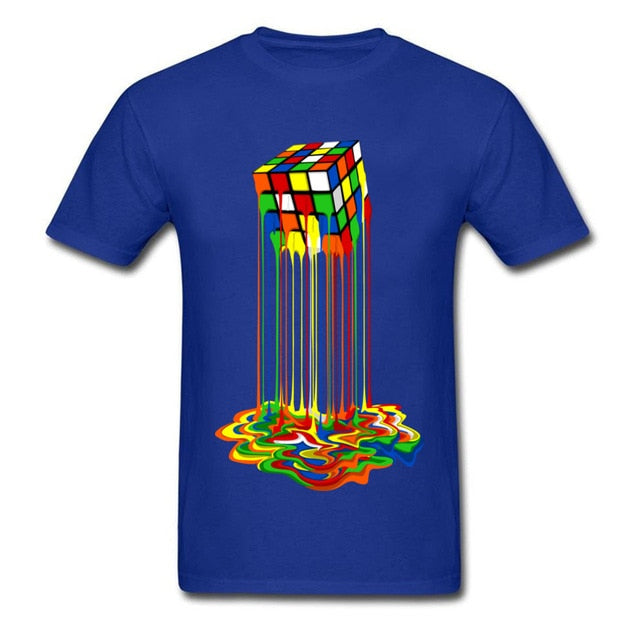 Best Online Shop in Australia - Rainbow Cube Tee – Funny Top - Emete store