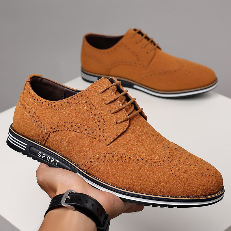 Best Online Shop in Australia - White sole wide carved leather shoes - Emete store