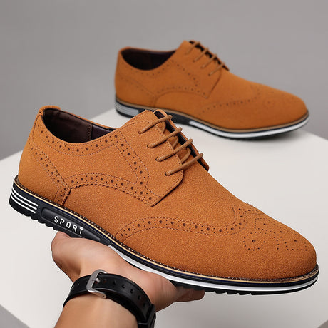 Best Online Shop in Australia - White sole wide carved leather shoes - Emete store