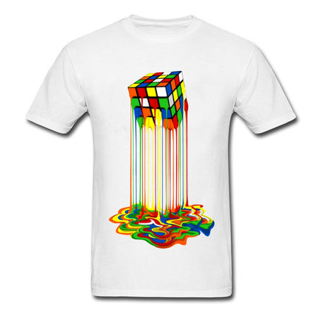 Best Online Shop in Australia - Rainbow Cube Tee – Funny Top - Emete store