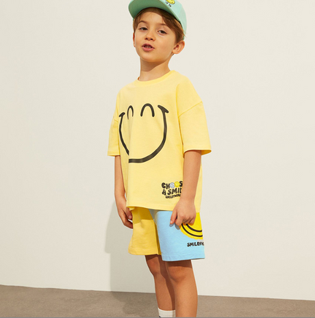 Best Online Shop in Australia - Kids Color Match Cotton Tee Set - Emete store