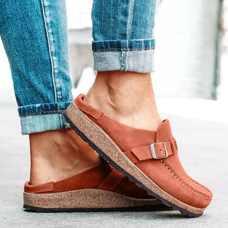 Best Online Shop in Australia - Women Summer Buckle Flats - Emete store