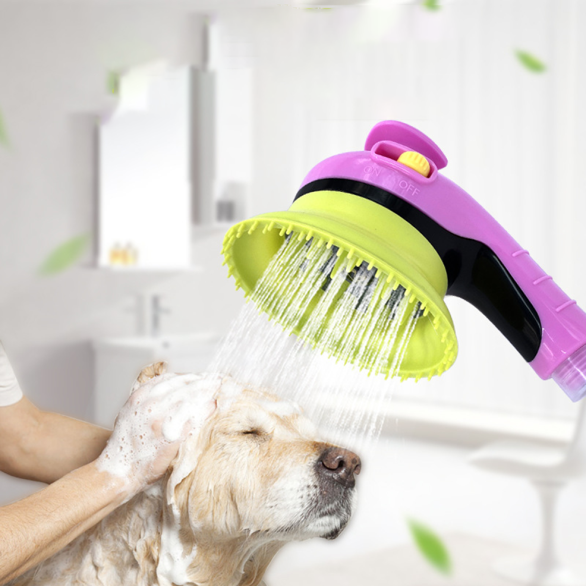 Pet Massage Shower Brush Cat Dog Shower Shower Shower Shower Pet Cleaning Comb Bath Brush - Emete store