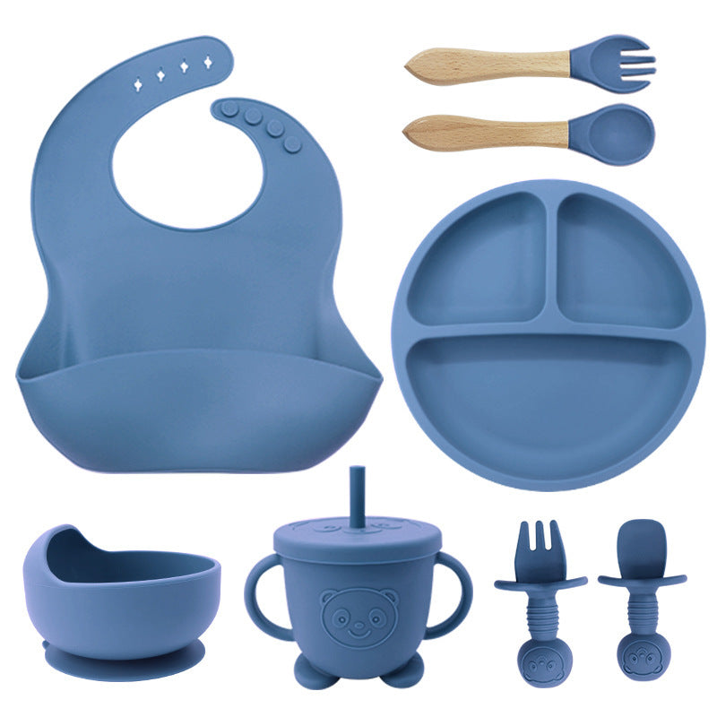 Best Online Shop in Australia - Baby Silicone Feeding Set 8PCS - Emete store