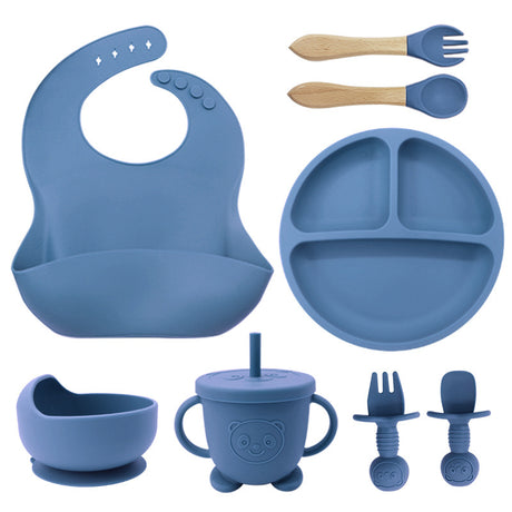 Best Online Shop in Australia - Baby Silicone Feeding Set 8PCS - Emete store