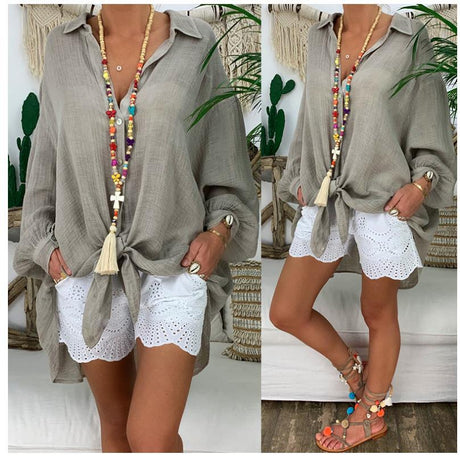 Best Online Shop in Australia - Women's Long Sleeves Casual Tops - Emete store