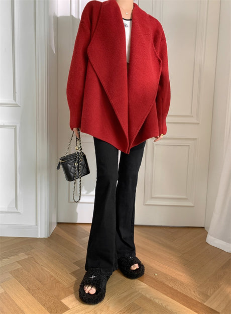 Best Online Shop in Australia - Women’s Solid Color Knit Sweater - Emete store