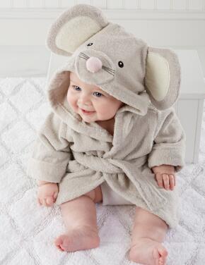 Best Online Shop in Australia - Cartoon Baby Hooded Bathrobe - Emete store