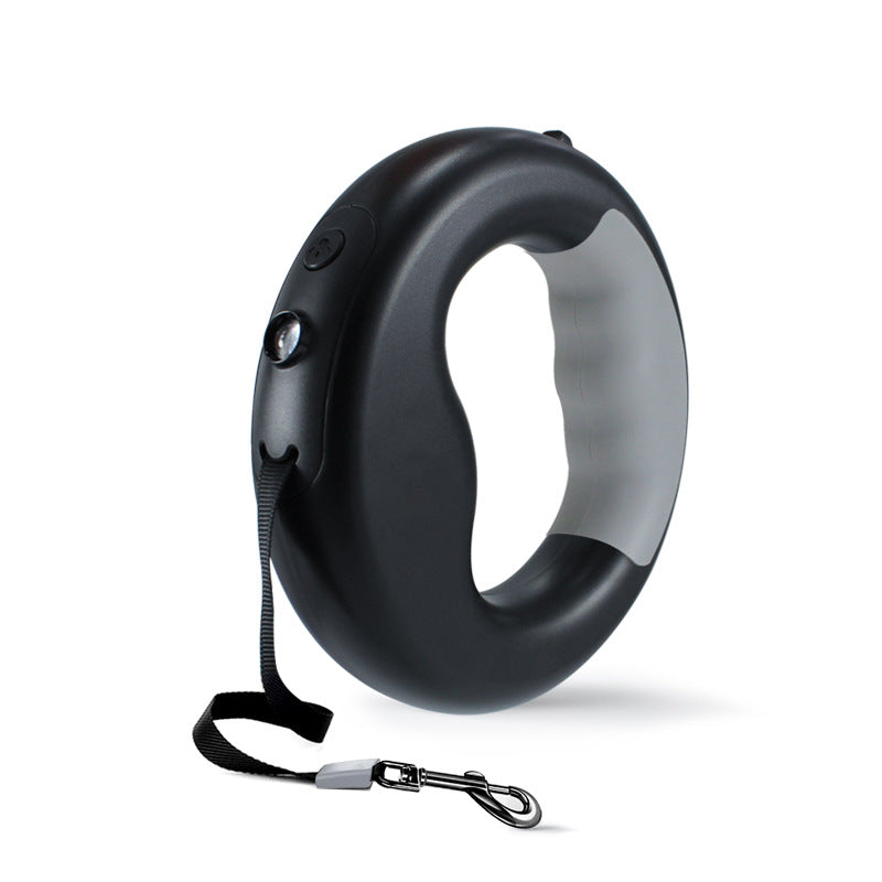 New LED Light Dog Rope Pet Automatic Retractable Leash Ring Luminous Dog Walking Rope Pet Supplies - Emete store
