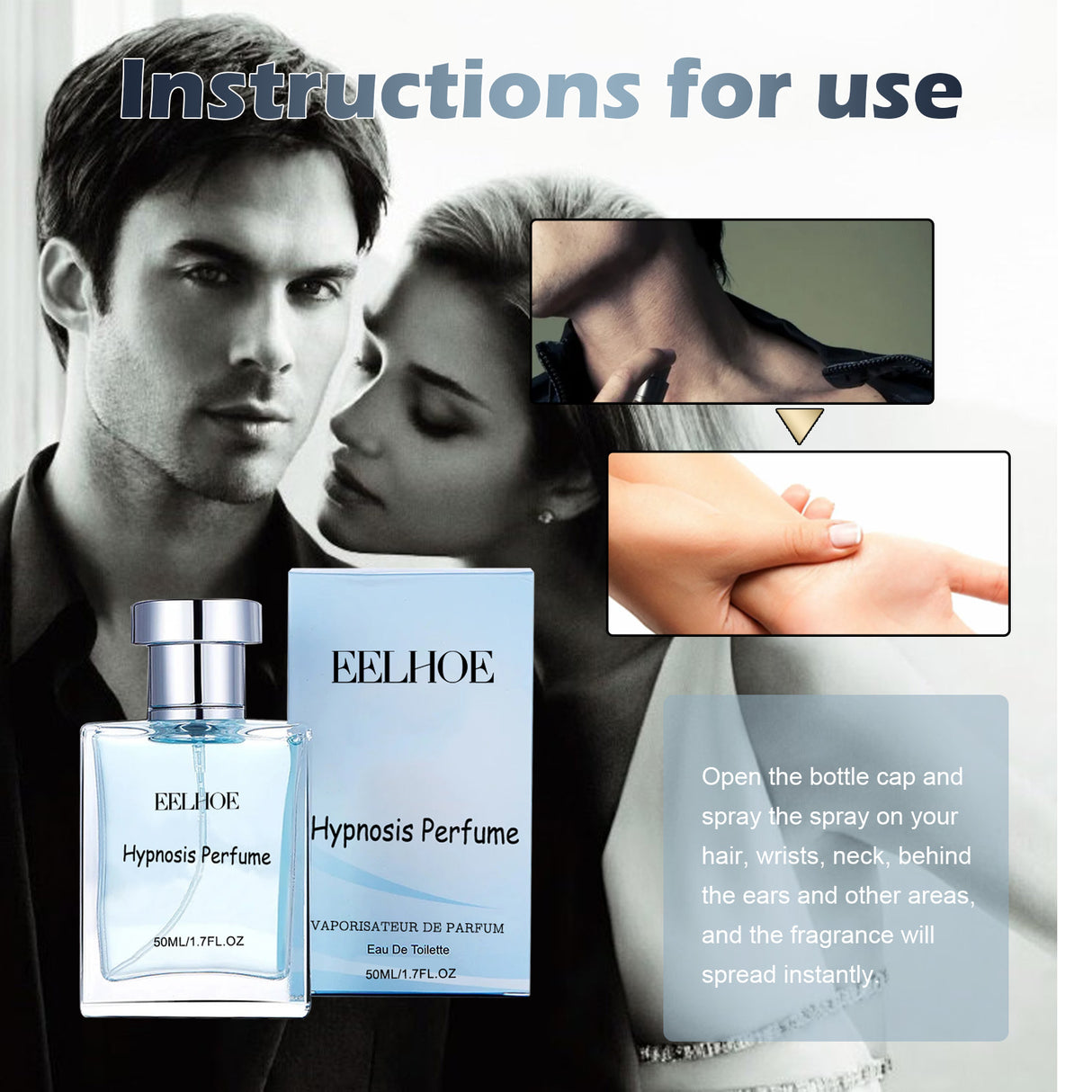 Men's Charm Perfume Natural Fresh Light Fragrance Deodorant Date Portable Atmosphere Perfume - Emete store