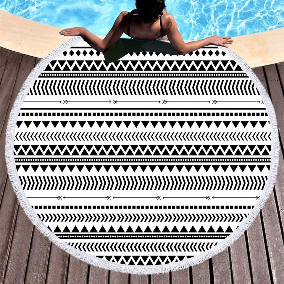 Best Online Shop in Australia - Boho Gypsy Round Beach Towel Cover - Emete store
