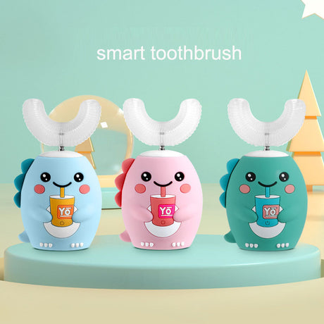 Best Online Shop in Australia - U-Shaped Kids Dinosaur Toothbrush - Emete store