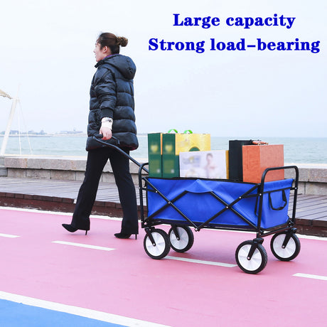 Best Online Shop in Australia - Folding Wagon Cart - Blue - Emete store