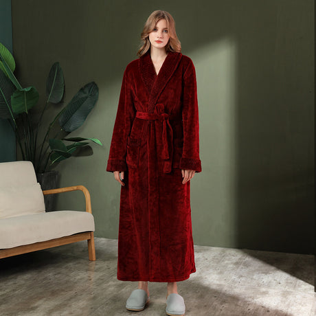 Best Online Shop in Australia - Couple Fleece Winter Bathrobe - Emete store
