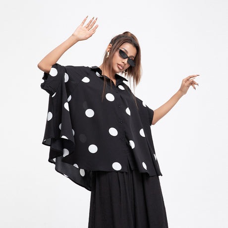 Best Online Shop in Australia - Chiffon Short Sleeve Shirt - Emete store