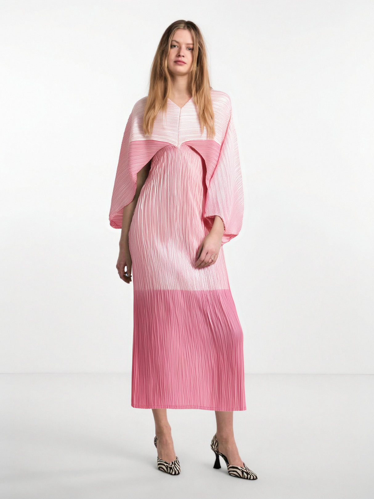 Best Online Shop in Australia - Patchwork Pleated Dress For Women - Emete store