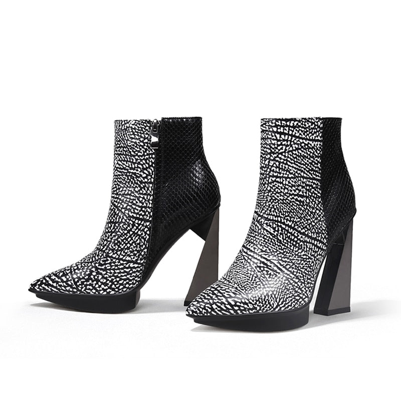 Best Online Shop in Australia - Women’s Leather Pointed Boots - Emete store
