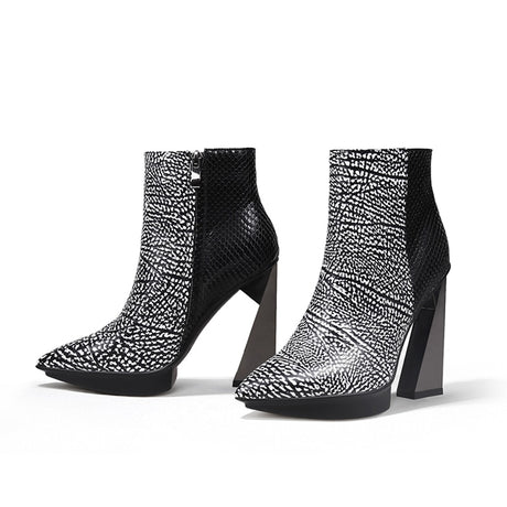 Best Online Shop in Australia - Women’s Leather Pointed Boots - Emete store