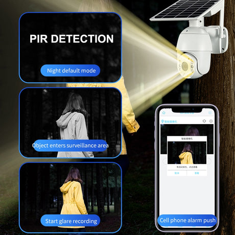 Best Online Shop in Australia - 4G SIM WiFi Solar PTZ Camera - Emete store