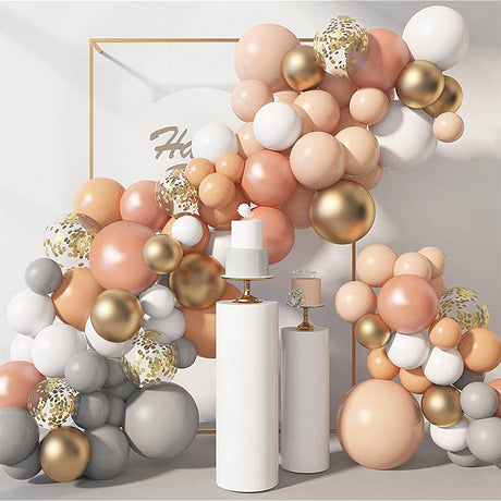 Best Online Shop in Australia - Retro Peach Latex Balloon Set - Emete store