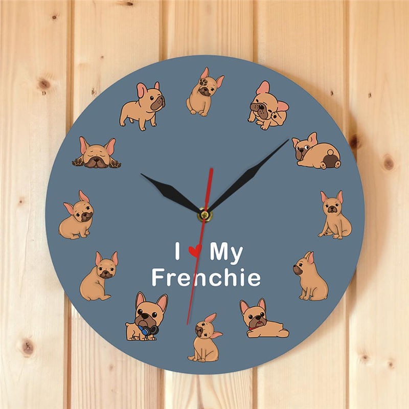 Best Online Shop in Australia - French Bulldog Backlight Clock - Emete store