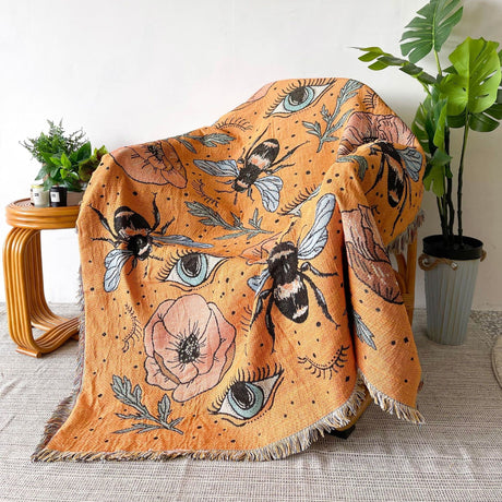 Best Online Shop in Australia - Evil Eye Beach Towel Blanket - Emete store