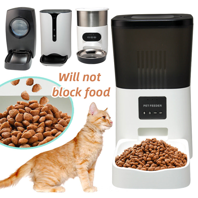 Wifi Smart APP Pet Feeder Household use Microchip Dog Automatic Pet Feeder Automatic Pet Feeder - Emete store