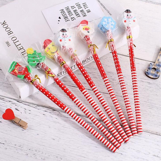 Best Online Shop in Australia - Christmas Pencil Set 5pcs - Emete store
