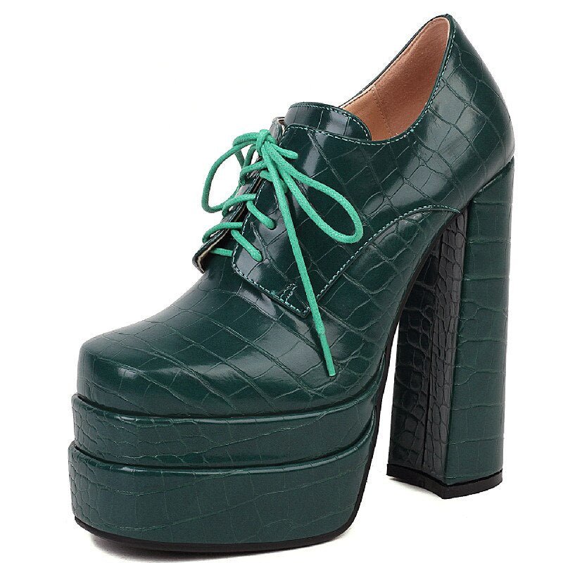 Best Online Shop in Australia - Women Square Toe High Pumps - Emete store