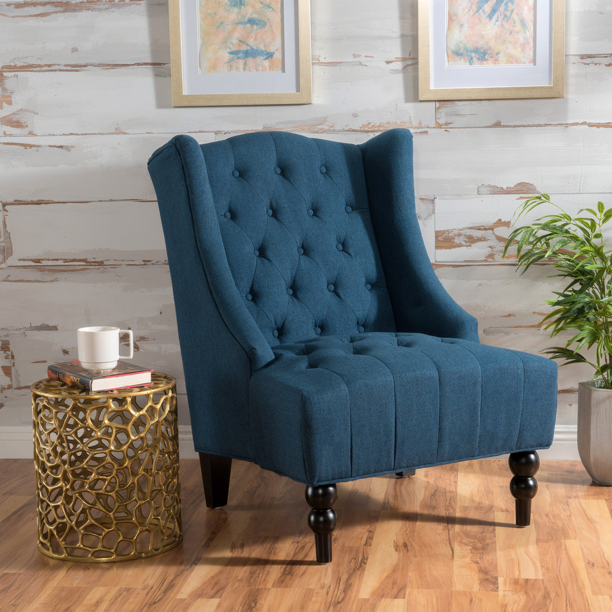 Best Online Shop in Australia - Upholstered Wingback Chair - Emete store