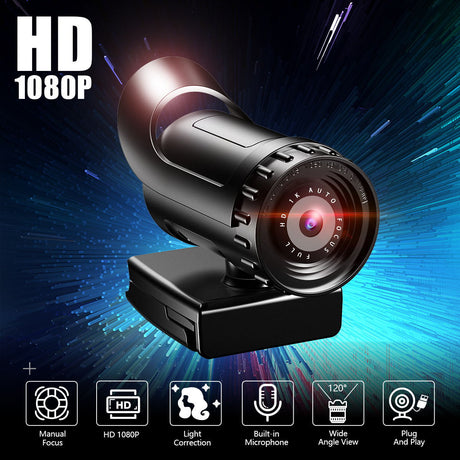 Best Online Shop in Australia - 4K HD Auto Focus USB Webcam - Emete store