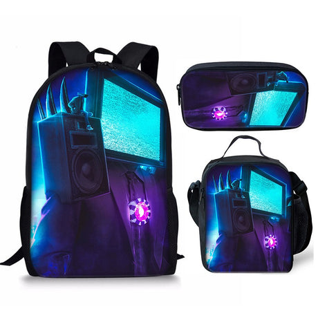 Best Online Shop in Australia - 3PC Skibidi Toilet Man Bag - Emete store