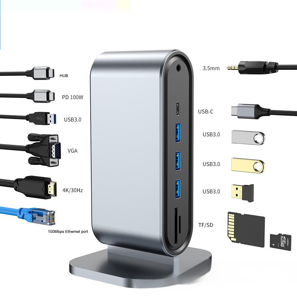 Best Online Shop in Australia - 12-in-1 Type-C Docking Hub Vertical - Emete store