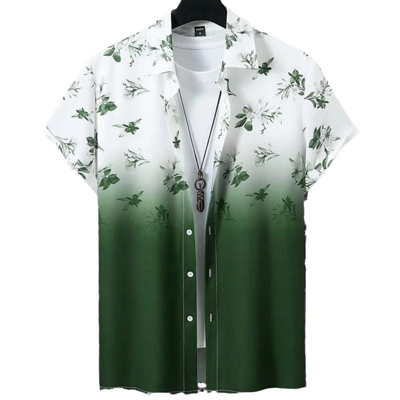 Best Online Shop in Australia - Men’s summer beach Hawaiian tee - Emete store
