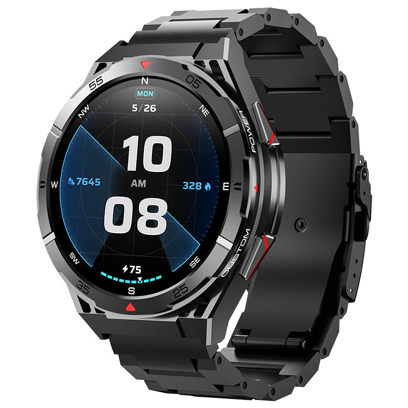 X2B smartwatch Bluetooth call dual band GPS pressure compass outdoor three proof men's wristband - Emete store