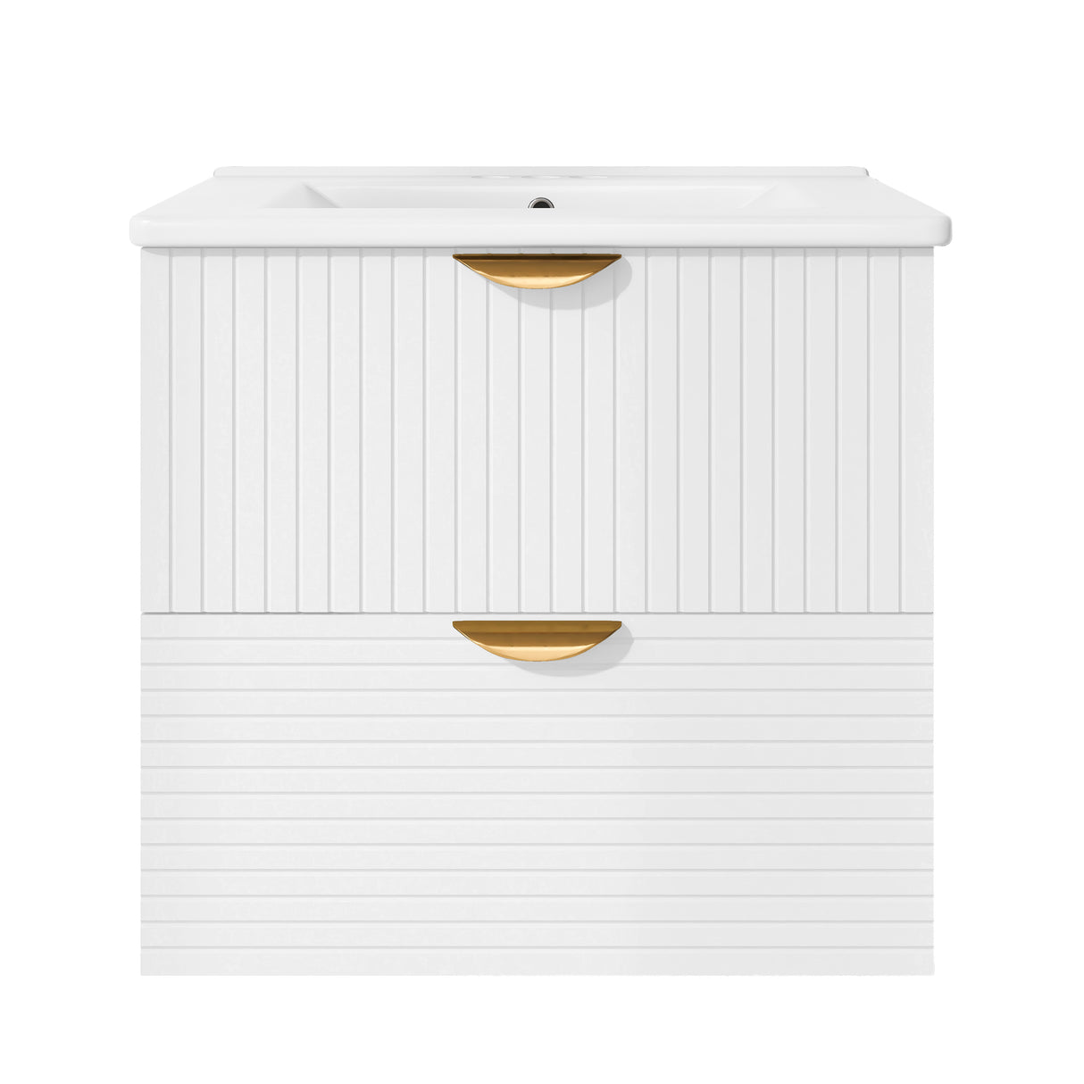 Best Online Shop in Australia - Modern 24" White Bathroom Vanity - Emete store