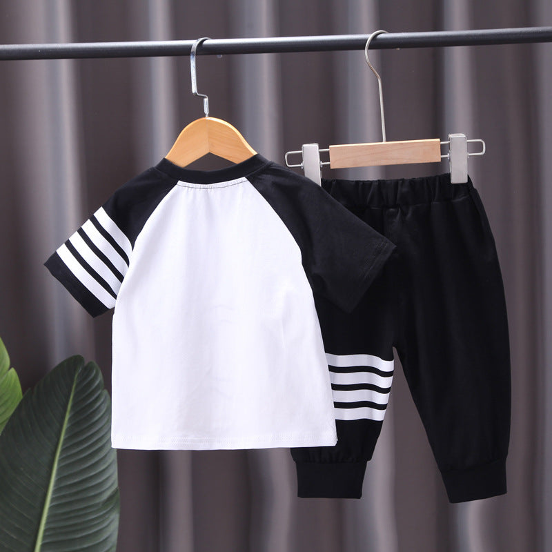 Best Online Shop in Australia - Boys Summer Korean Two-Piece Suit - Emete store